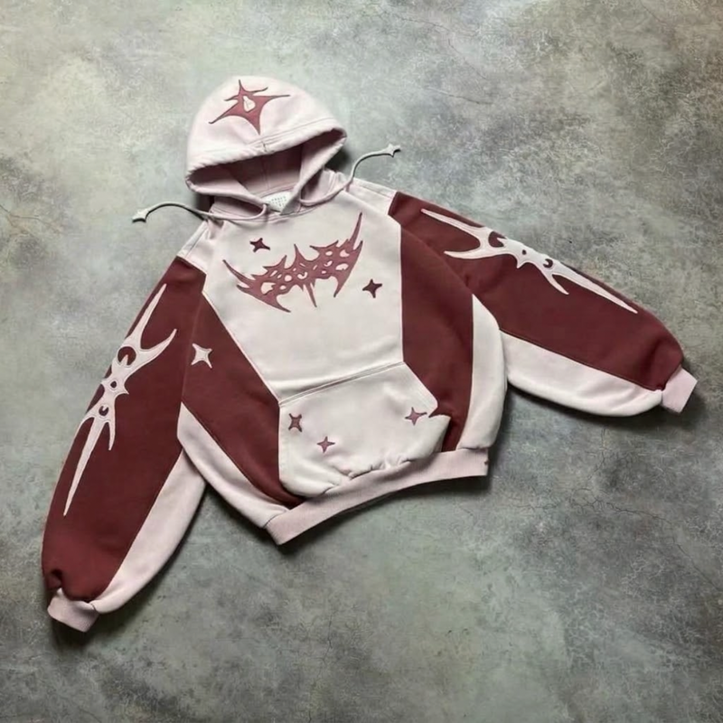Tribal Embroidered Hoodie