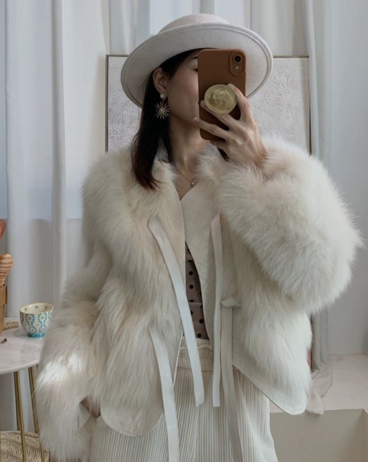 Faux Fur Short Jacket