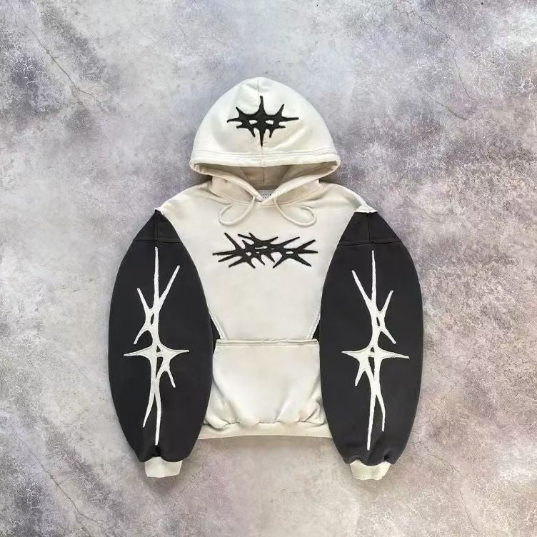 Tribal Embroidered Hoodie