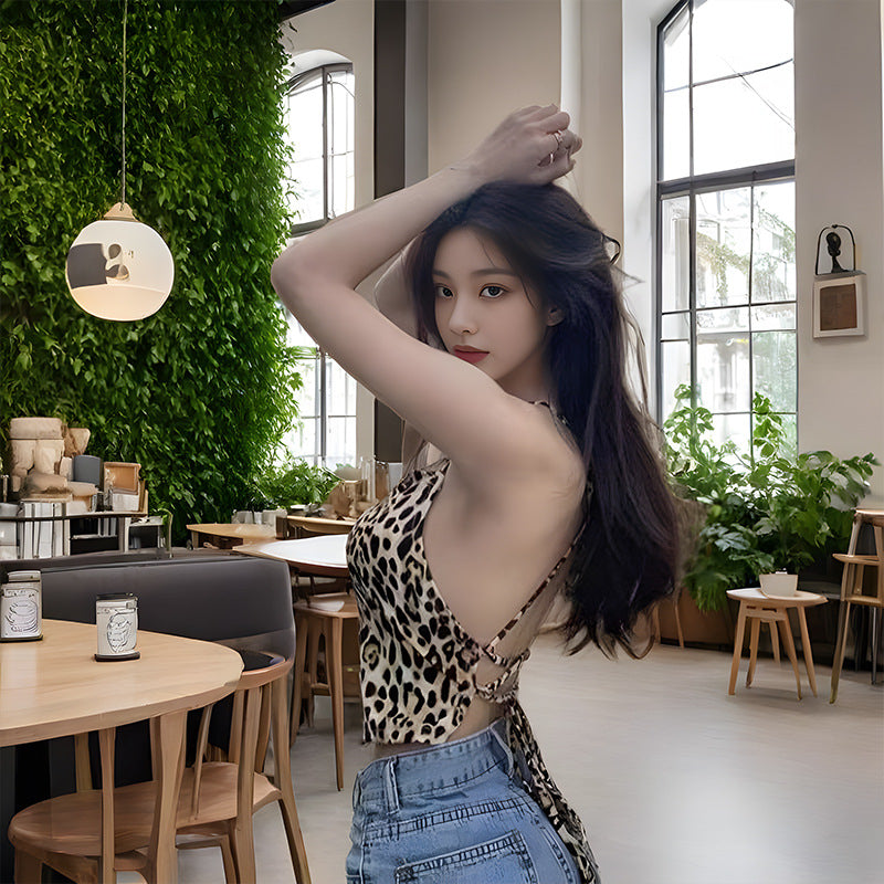 Leopard Print Cami Top
