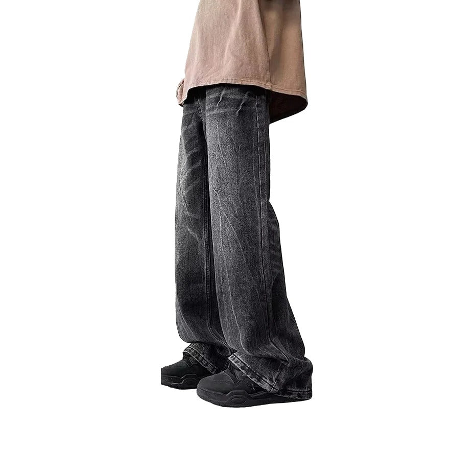 Lightning Washed Flare Jeans