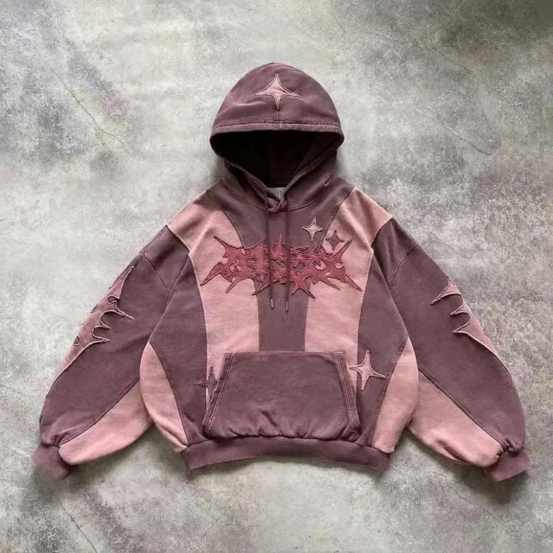 Tribal Embroidered Hoodie
