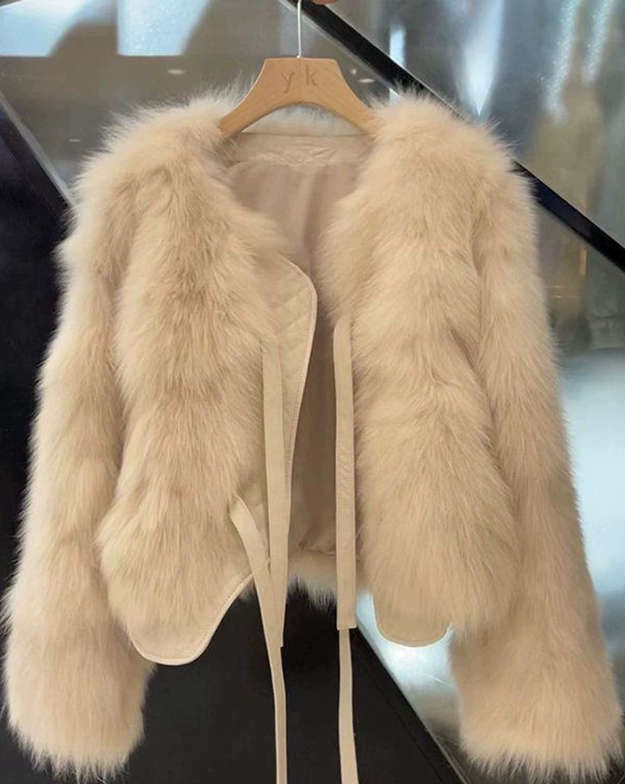 Faux Fur Short Jacket