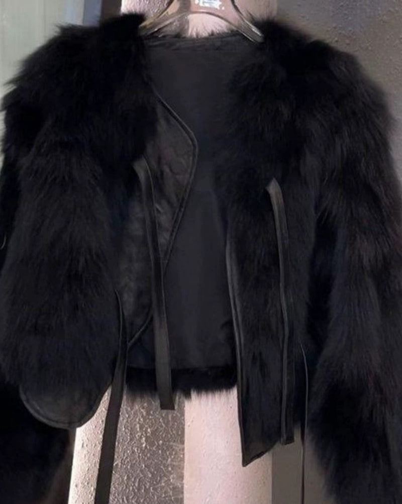 Faux Fur Short Jacket