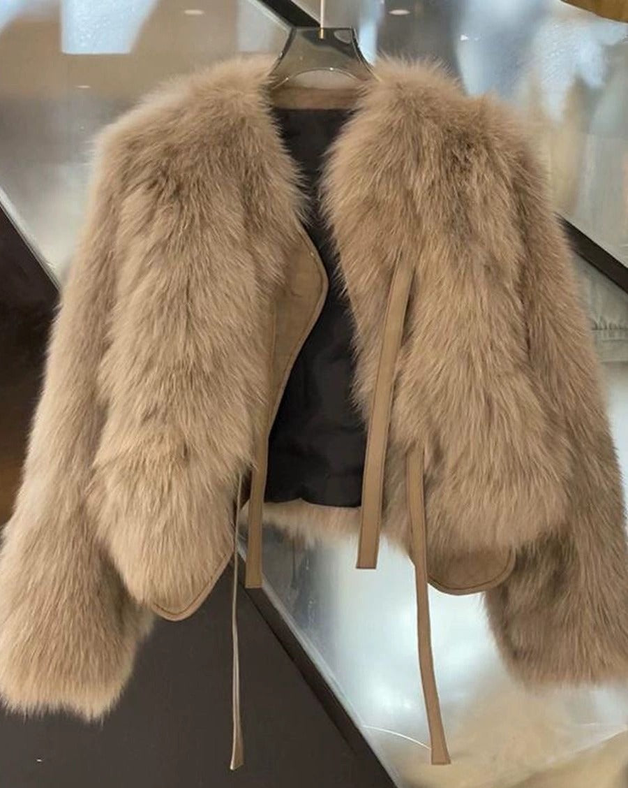 Faux Fur Short Jacket