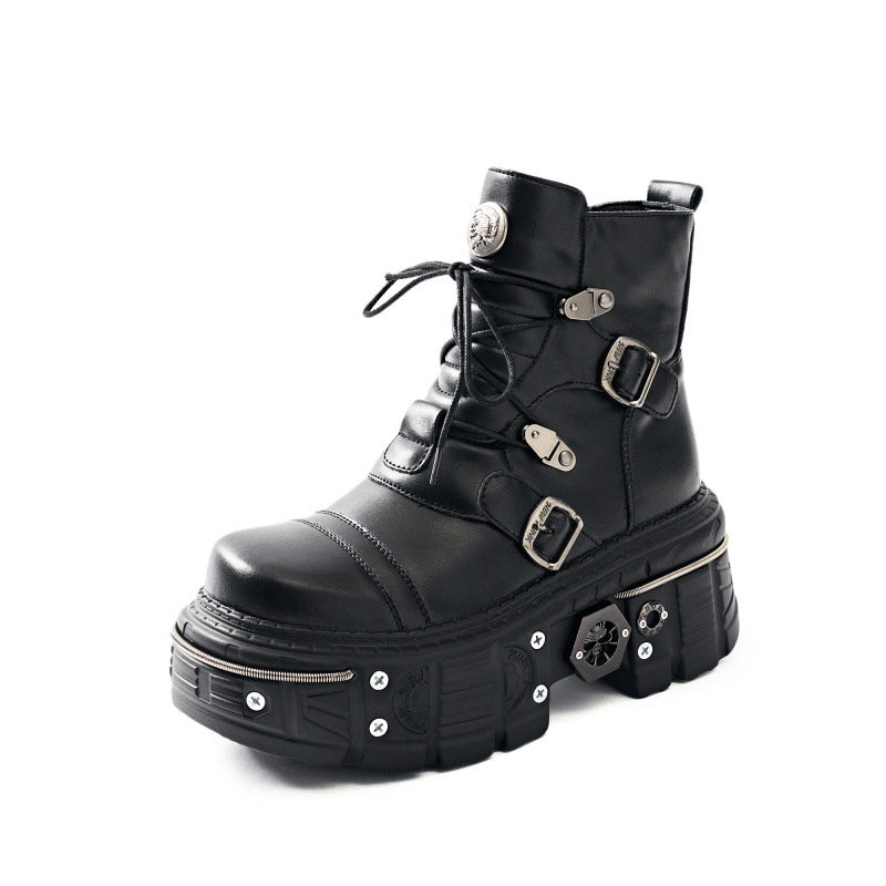 Gothic Platform Combat Boots