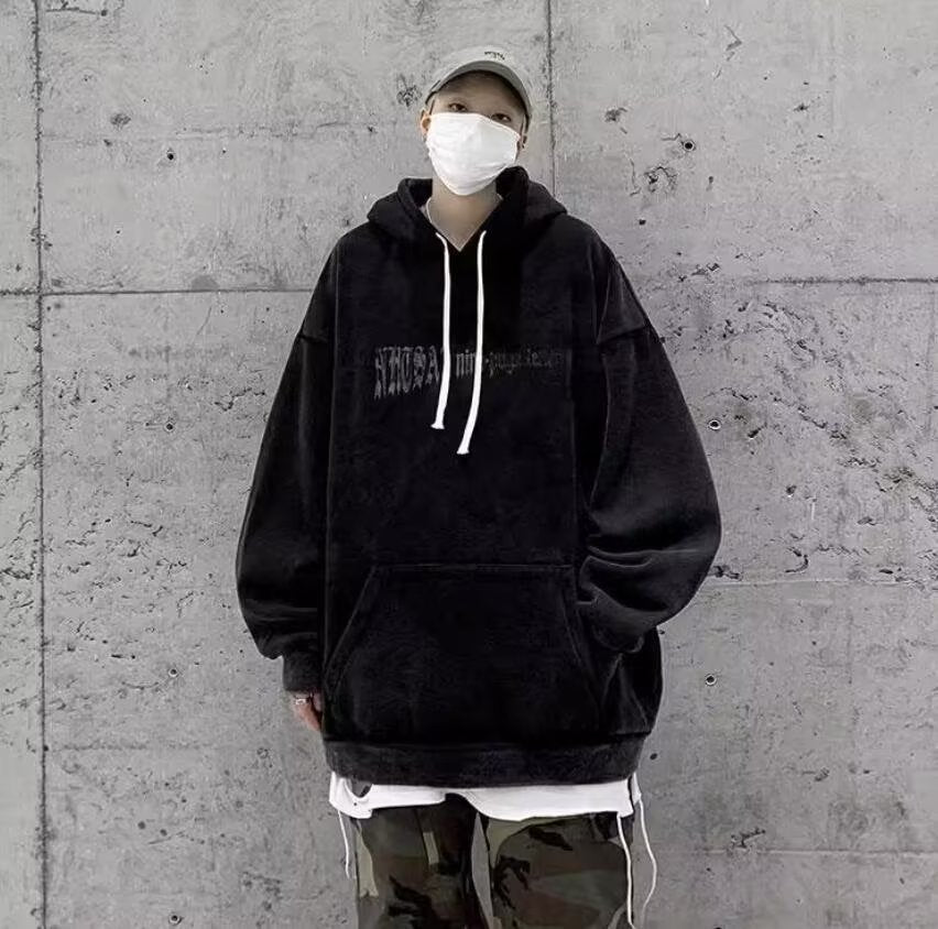 Vintage Art Print Washed Hoodie