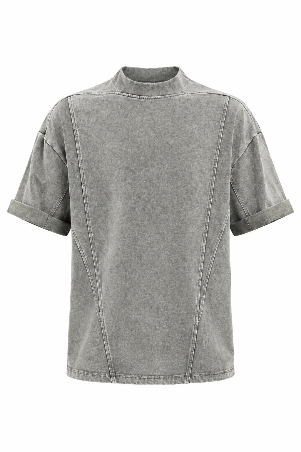 Washed Paneled Short Sleeve Tee