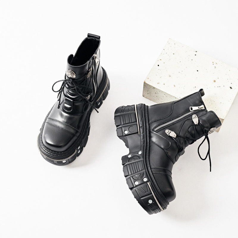 Gothic Platform Combat Boots
