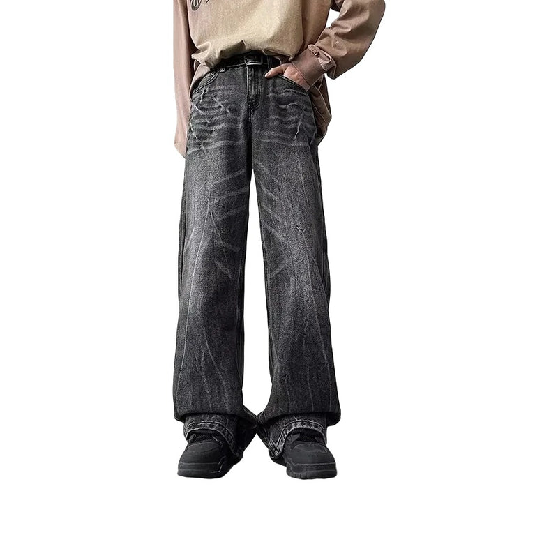 Lightning Washed Flare Jeans