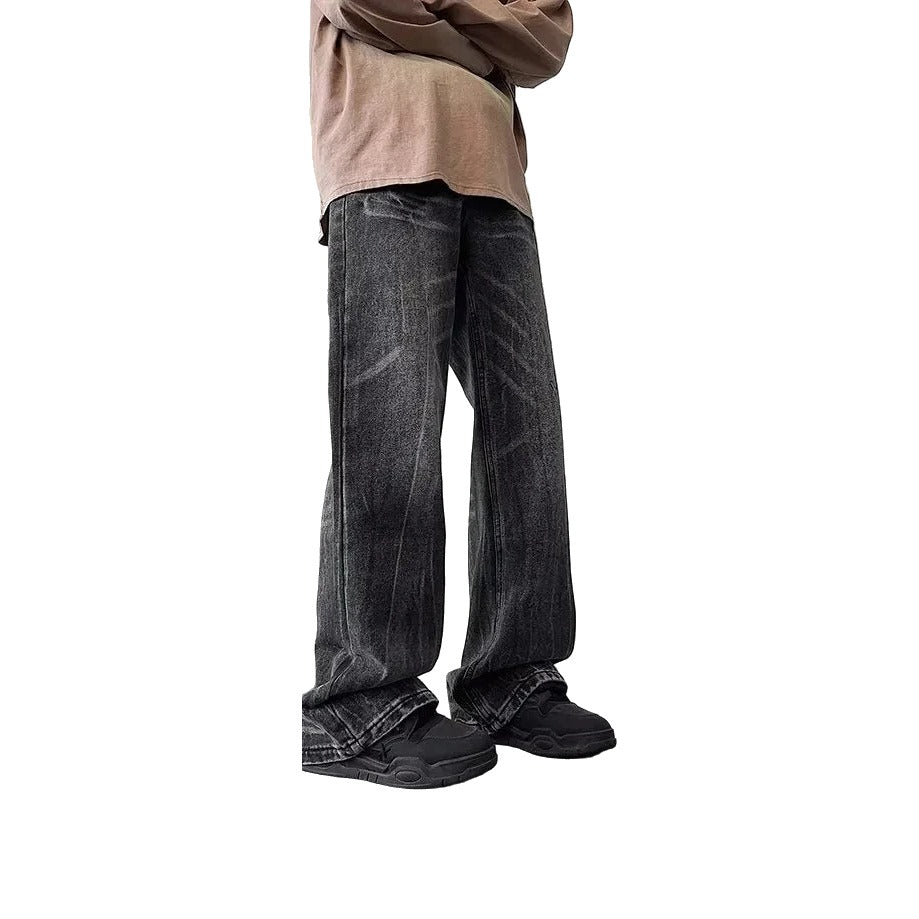 Lightning Washed Flare Jeans